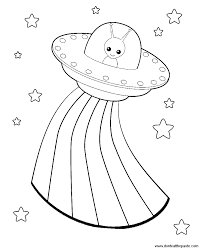 Aliens Box Coloring Page And A Blank Template Space Coloring Pages Coloring Pages Space Crafts