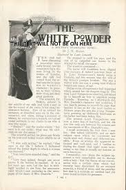 LOUIS LINSCOTT LADY REACHING FOR WHITE POWDER c 1900 ART ILLUSTRATION PRINT 