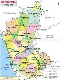 Karnataka state is lined with the other largest cities or regions of india. Karnataka Tourist Map With Km Tourism Company And Tourism Information Center