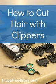 How To Do A Boy S Haircut With Clippers Frugal Fun For Boys And Girls