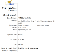 Europass curriculum vitae personal information first name(s) / surname(s) address(es) telephone(s) email nationality date of birth gender zita enik gyrgy nirajului street, number 16, miercureanirajului, mure. Https Alili2001 Files Wordpress Com 2014 12 Europass Portofoliul Sintaza Ppt Pdf
