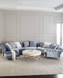 Manhattan comfort pearl semi circle outdoor sofa patio set. Haute House Varianne Curved Sectional Sofa Neiman Marcus