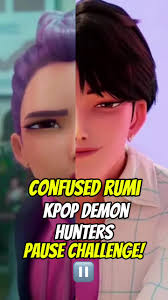 HELP COMPLETE CONFUSED RUMI! Pause challenge! Kpop demon hunters! #kpo...