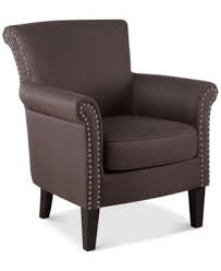 Furniture Sarah Tight Back Club Chair Reviews Chairs Furniture Macy S Leather Chair With Ottoman Club Chairs Charcoal Chair