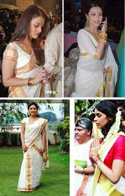 Short hair is so playful that there are a bunch of cool ways you can style it. Kerala Saree Kasavu Saree