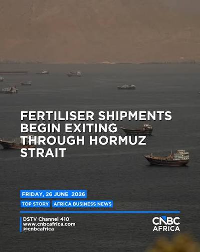 Fertiliser shipments through the Strait of Hormuz have begun picking up following an interim deal to end the Iran war, data showed, though analysts say it will take time before they return