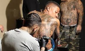World s best nick cannon tattoo stock pictures photos and. Nick Cannon Has New Huge Back Tattoo