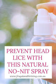 Help Prevent Head Lice With This Diy Natural No Nit Spray Head Lice Prevention Diy Natural Products Essential Oils For Lice