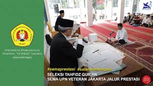 Maybe you would like to learn more about one of these? Seleksi Tahfidz Qur An Sema Upn Veteran Jakarta Jalur Prestasi Youtube