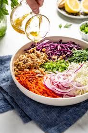 Remove to a plate lined with a paper towel to drain, then eat the bacon as a snack. Vegan Easy Coleslaw Recipe Dressing W No Sugar No Mayo