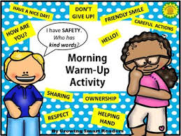 Morning Greetings Warm Up Activity Social Emotional Skills Emotional Skills Social Emotional Learning