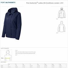 Port Authority Ladies All Conditions Jacket L331 Xl Direct Blue