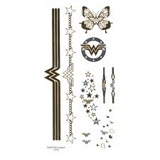 Tattoo concept i did for my girlfriend, she wants to turn it into a watercolor tattoo. Wonder Woman Temporary Women S Tattoo Sheet