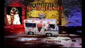 Sweet tooth, real name marcus needles kane, is a fictional character from the twisted metal video game series. I Should Ve Used More Cheat Codes Twisted Metal Tournament With Sweet Tooth Twisted Metal Metal Sculpture Twist