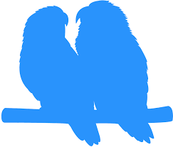 Simple birds silhouettes free vector. Love Birds Silhouette Free Vector Silhouettes Creazilla