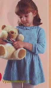 вязаное платье спицами на девочку 3 4 лет схемы Plate Spicami Dlya Devochki 4 5 Let Dlya Devochek Katalog Fajlov Vyazanie Dlya Detej Deti Vyazanie Detskoe Vyazane