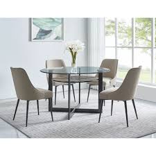 | free shipping for us mainland! Steve Silver Olson Ss Contemporary 5 Piece Dining Set Wayside Furniture Dining 5 Piece Sets
