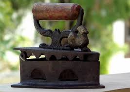 the traditional charcoal iron