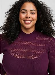 Shop Pointelle dented Chiffon Sleeve