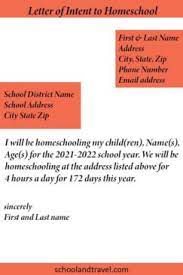 Download free books in pdf format. The Secret Of Letter Of Intent To Homeschool School Travel