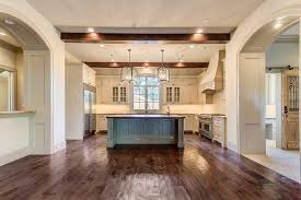 This distressed 'kitchen island' was smartly crafted from pallets by 'rustic deco'. Distressed Kitchen Island With Butcher Block Top Cottage Kitchen