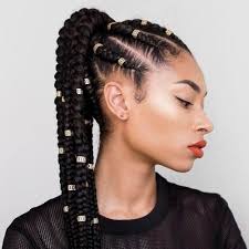 Coiffures de queue de cheval tressée. 7 Looks De Cornrows Ultra Tendance A Essayer Ma Coiffeuse Afro
