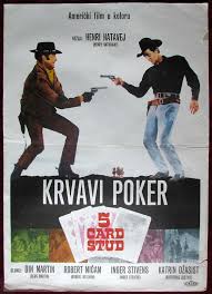 Check spelling or type a new query. 1968 Original Movie Poster 5 Card Stud Henry Hathaway Dean Martin Western Yu Sigedon