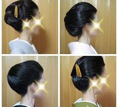 着物の髪型 簡単に自分でヘアアレンジする綺麗で時短テクニックの和装ヘアスタイル 髪型 ヘアスタイル アップ ボブ 結婚式