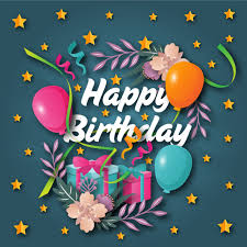 Cute Happy Birthday Greeting Card And Illustration Birthday Party Invitation Png And Vector With Transparent Background For Free Download Happy Birthday Wishes Cake Happy Birthday Greetings Best Birthday Wishes