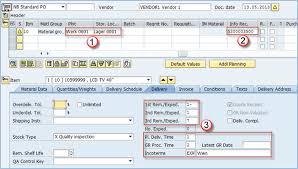 How To Create A Purchase Order Me21n In Sap