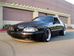 Black Foxbody Mustang Fox Body Mustang Pony Car Mustang Coupe