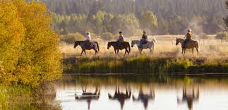 Ann's ridge ride is nothing less than a breathing horseback riding experience. Horseback Riding Visit Bend Sunriver Redmond Sisters