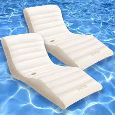Amazon Com Intex Wave 76 L X 40 W Swimming Pool Inflatable Float Lounge 2 Pack Home Kitchen Pool Lounge Swimming Pool Waves Inflatable Pool