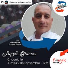 Repost @dalelavueltaenradio with @make_repost ・・・ Este jueves 9 de  séptiembre, celebraremos el Día Mundial del Chocolate con una entrevista al  Ing. Angelo Simone @angelosimonechocolatier Chocolatier y Representante del  Chocolates Arakao ...