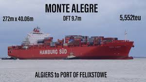 Shipspotting Monte Alegre Arriving At The Port Of Felixstowe 16 10 20 Alegre Felixstowe Port