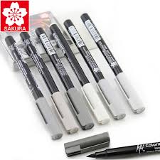 Sakura Koi Set 6 Marcadores Coloring Brush Pen Dibuchile
