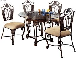 Opulence Ii Dining Set Ashley Furniture Pub Table And Chairs Ashley Furniture Glass Top Table