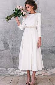 Tea Bridals Gowns For Older Mature Brides Calf Length Gowns Dressafford With party dresses,prom dresses,short dresses,long dresses,spring dresses,summer dresses.our latest collection features some of the biggest fashion trends for weddings. tea length wedding dresses for older brides