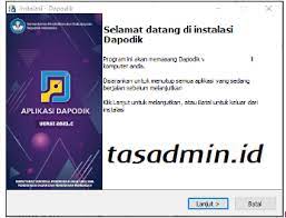 Pastikan tampilan aplikasi sudah menggunakan versi 2021.e 6. Download Dan Cara Instal Dapodik Versi 2021 C Untuk Operator Baru Tasadmin