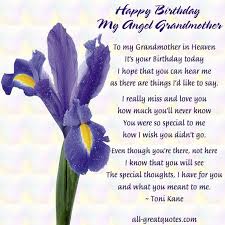 Beautiful Birthday Message For Grandma Happy Birthday My Angel Grandmother In Loving Memory Rip Via Relatably Com Birthday Wishes In Heaven Birthday In Heaven Quotes Happy Birthday In Heaven