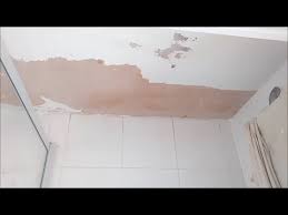Check out these tips first before flat paint works well on low traffic areas that are rarely bothered, such as ceilings or on accent walls. How To Fix Paint Peeling Off The Bathroom Ceiling Youtube