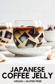 Vegan Coffee Jelly Dessert Okonomi Kitchen Recipe Coffee Jelly Jelly Desserts Coffee Recipes