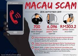 Malaysia is considered low risk when it comes to scams on tourists, although petty crime is common. Bernama Macau Scam