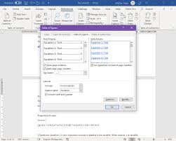 Apa style does not require a table of contents, but there are cases where you may need to include one. How To Make A Table Of Equations In Word