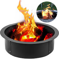 Learn how to do just about everything at ehow. Fire Pit Ring Liner Diy Above Or In Ground 45 Inch Outside X 39 Inch I Vevor Us