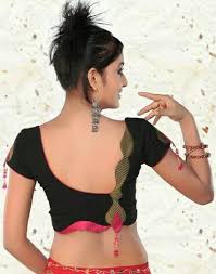 Blouse Ke Design Piche Gale Image Of Blouse And Pocket