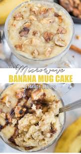 Microwave Banana Mug Cake In 2020 Mug Recipes Microwave Mug Recipes Banana Mug Cake