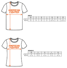 Sizing Chart American Fighter