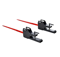 MechMaxx 43" Clamp-On Hay Bale Spear 1100lbs Capacity for Tractor and Skid  Steer Loader