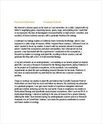 Graduate School Personal Statement Template Inspirational 10 Graduate School Personal St Personal History Statement Personal Statement Examples Graduate School